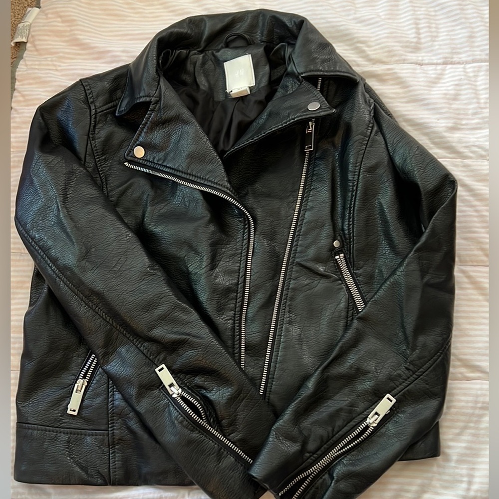 H&M leather jacket
